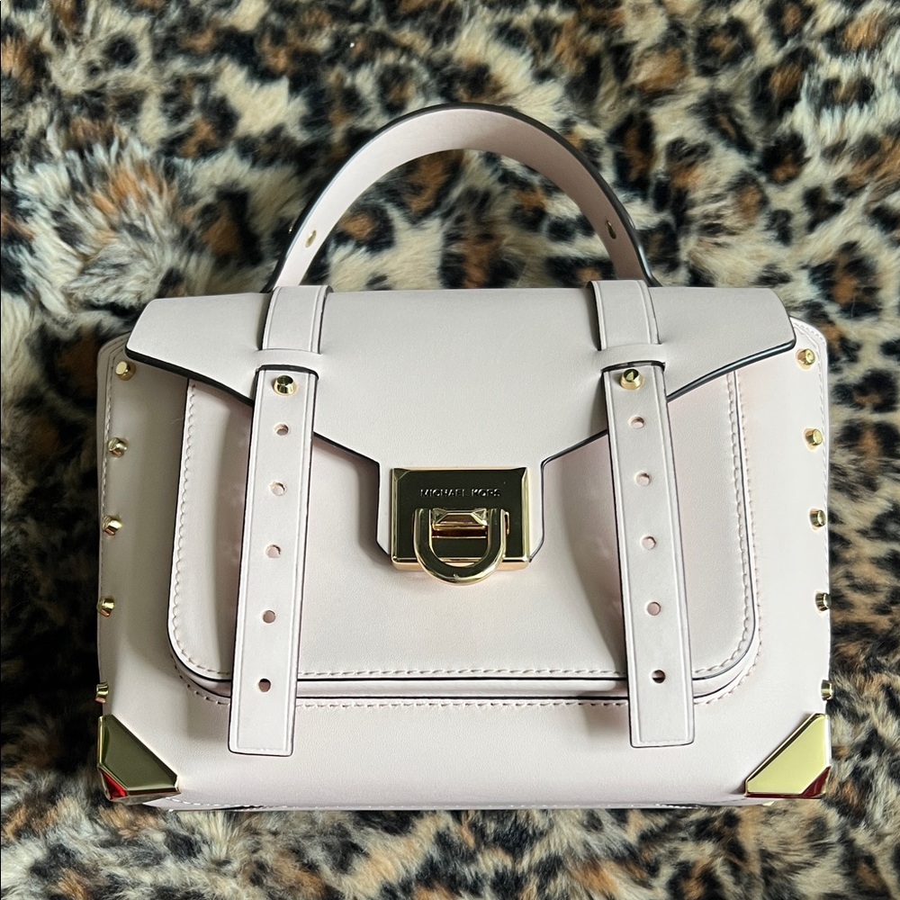 Michael Kors Manhattan leather satchel